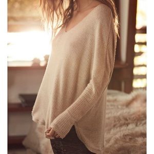 Urban outfitters thermal v neck oversized